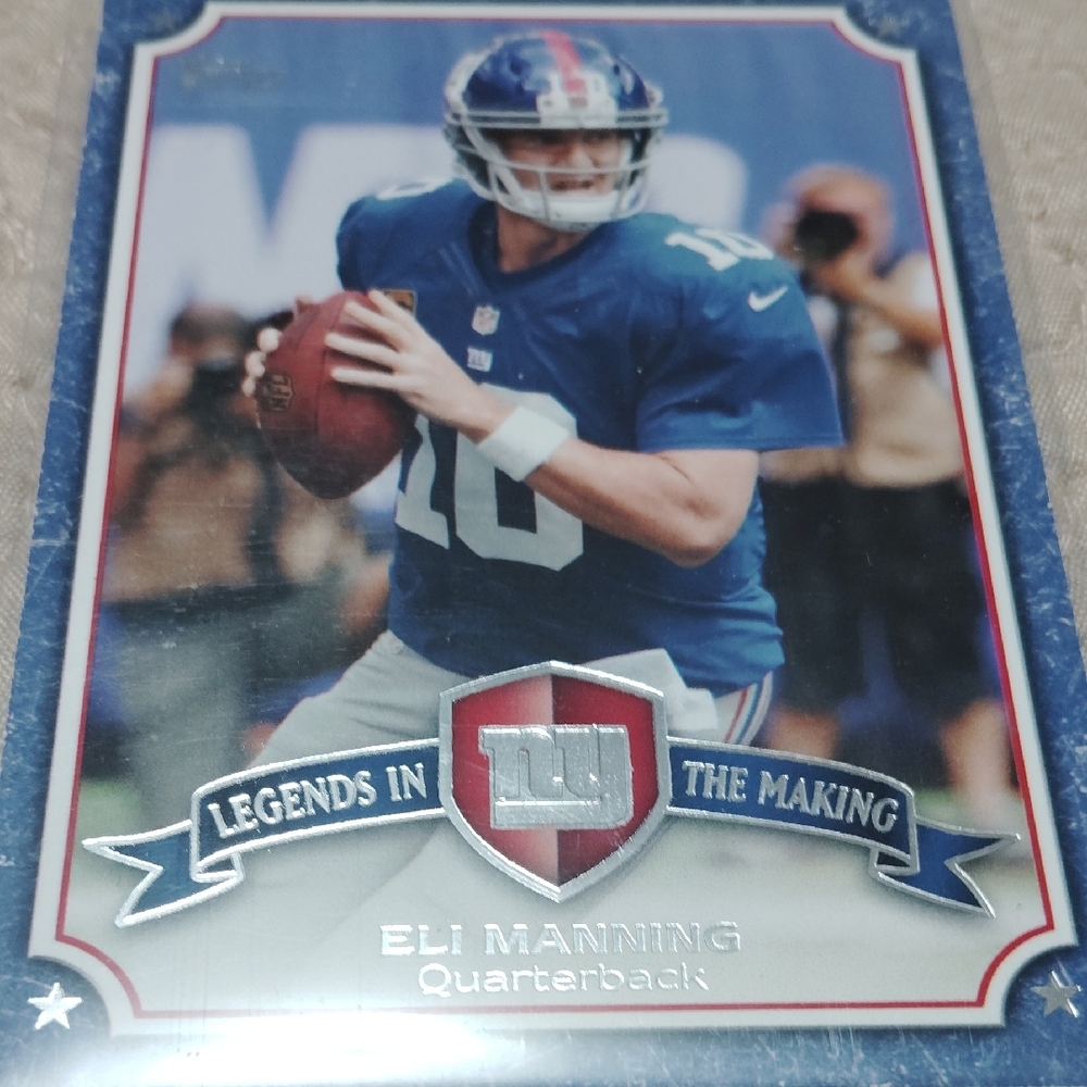 Eli Manning Legends in the Making Card